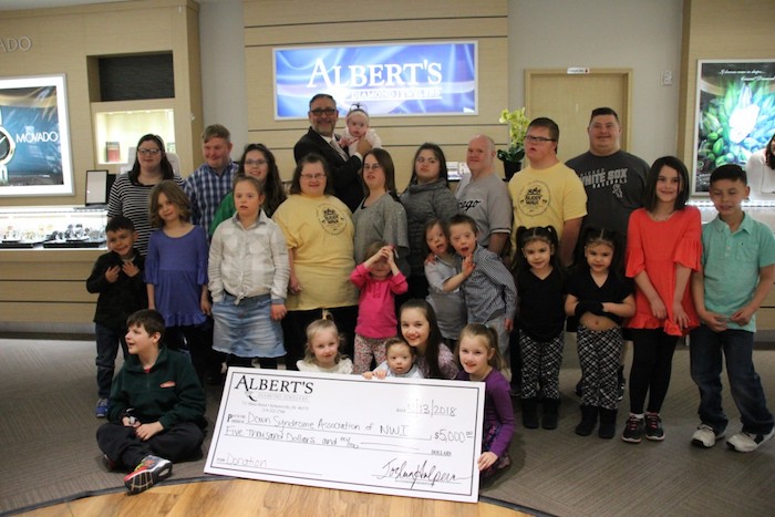 Albert's Donates to Down Syndrome Association