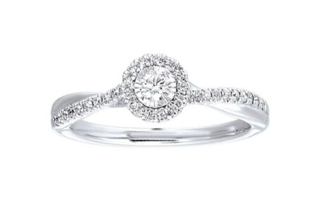 INTERTWINING ENGAGEMENT RINGS